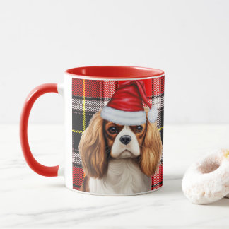 Taza Perro de los Navidades del Rey Charles Spaniel