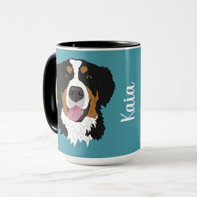 Taza Perro de montaña de Bernese (Anverso izquierdo)