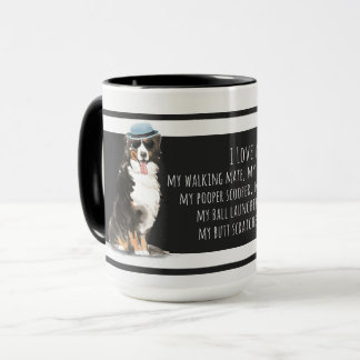 Taza Perro de montaña de Bernese Ama a mi Perro de Papá
