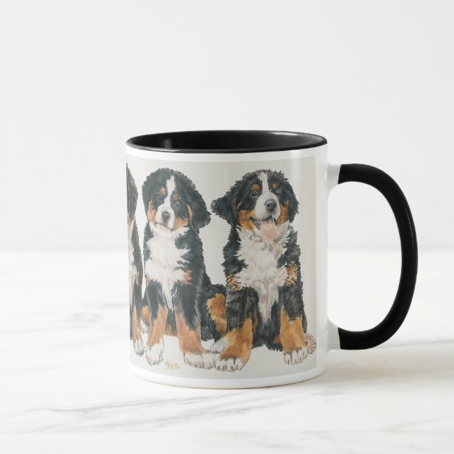 Taza Perro de montaña de Bernese Cuppies Mug (Derecha)