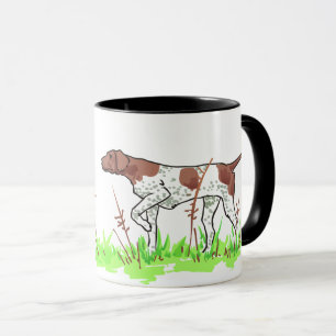 Taza Perro de pájaro y faisanes