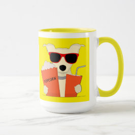 Taza perro de palomitas