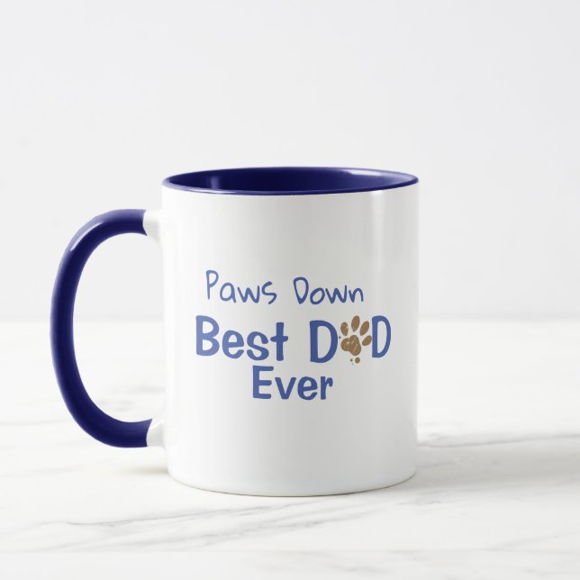 Taza Perro de personalizable papá papá Mug del Día del  (Izquierda)