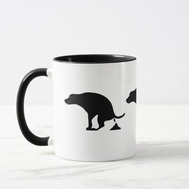 Taza Perro de Pooping (Izquierda)