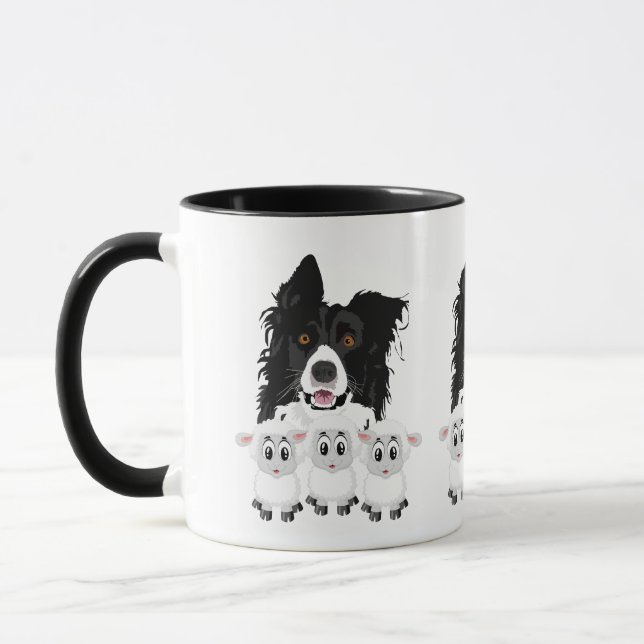 Taza Perro de rebaño y oveja (Izquierda)