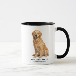 Taza Perro de Relaciones Públicas Golden Retriever