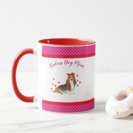 Taza Perro del Día de la Madre, perro de Basset