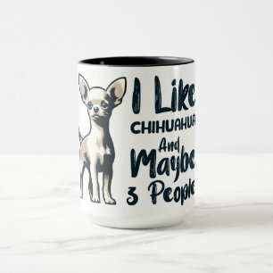 Taza Perro divertido de Chihuahua