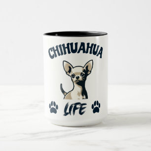 Taza Perro divertido de Chihuahua