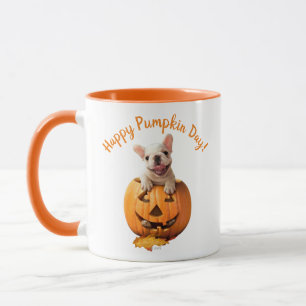 Taza Perro en Jack-o-Lantern