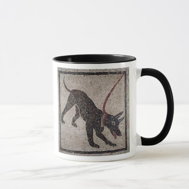 Taza Perro en un correo, de Pompeya (Derecha)