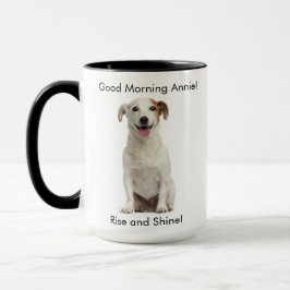 Taza Perro feliz adaptable de Jack Russell