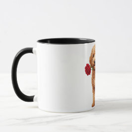 Taza Perro labradoodle lindo
