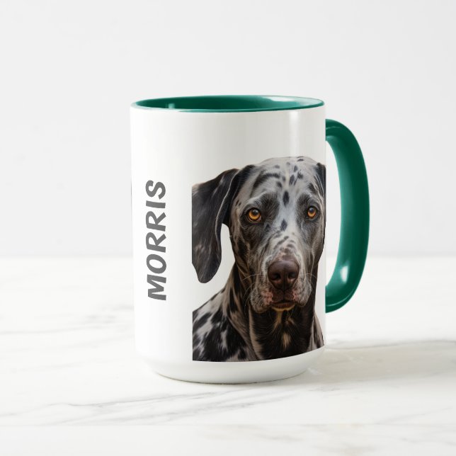 Taza Perro leopardo de Catahoula Personalizado Mug (Anverso derecho)