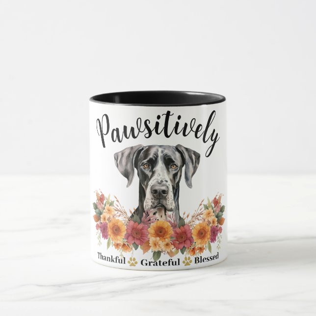 Taza Perro lindo agradecido bendito y adorable (Centro)