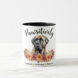 Taza Perro lindo bendito agradecido positivamente