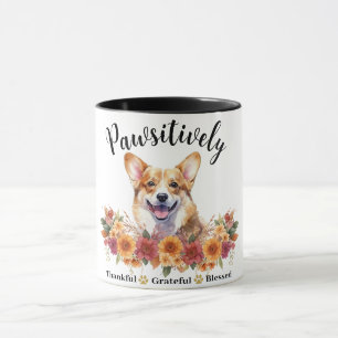 Taza Perro lindo bendito agradecido positivamente