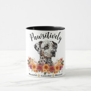 Taza Perro lindo bendito agradecido positivamente