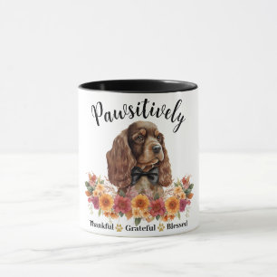 Taza Perro lindo bendito agradecido positivamente