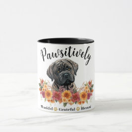 Taza Perro lindo bendito agradecido positivamente