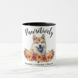 Taza Perro lindo bendito agradecido positivamente