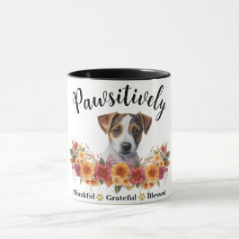 Taza Perro lindo bendito agradecido positivamente
