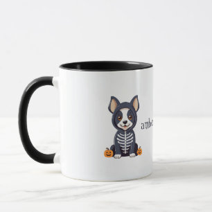 Taza Perro lindo con disfraz de Halloween