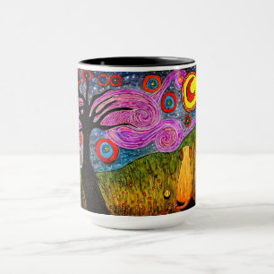 Taza Perro lindo y colorido