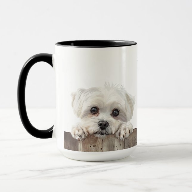 Taza Perro maltés (Izquierda)