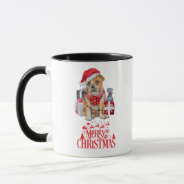 Taza perro navidad