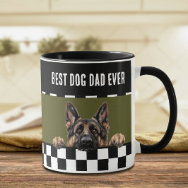 Taza Perro papá afligido pastor alemán