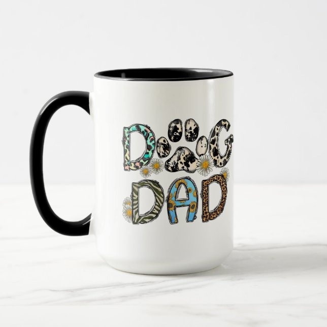 Taza Perro Papá Mug Personalizado (Izquierda)