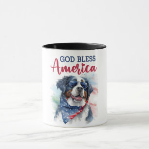 Taza Perro Patriótico-Bernés