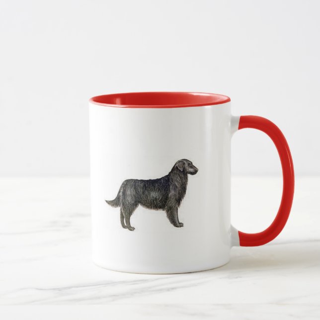 Taza Perro perdiguero Plano-Revestido (Derecha)