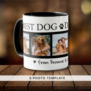 Taza Perro personalizado y regalo para mamá para papá 5