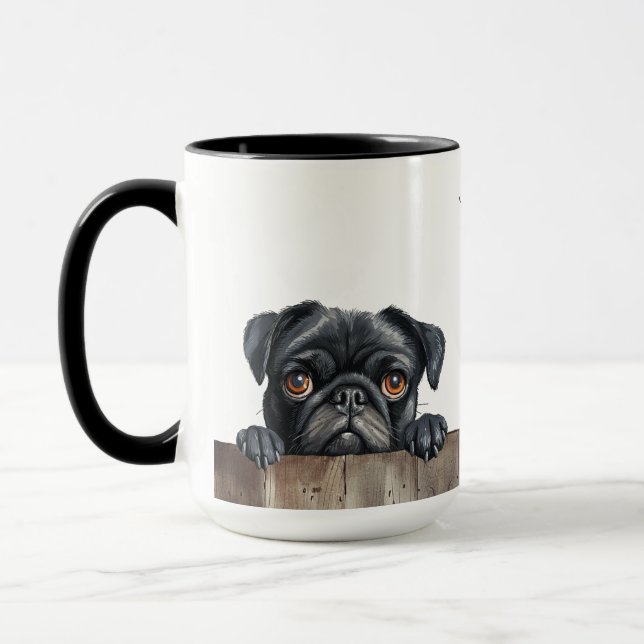 Taza Perro Pug Mug (Izquierda)