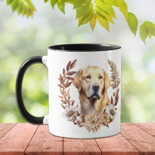 Taza Perro recuperador de labrador amarillo guiso de ot