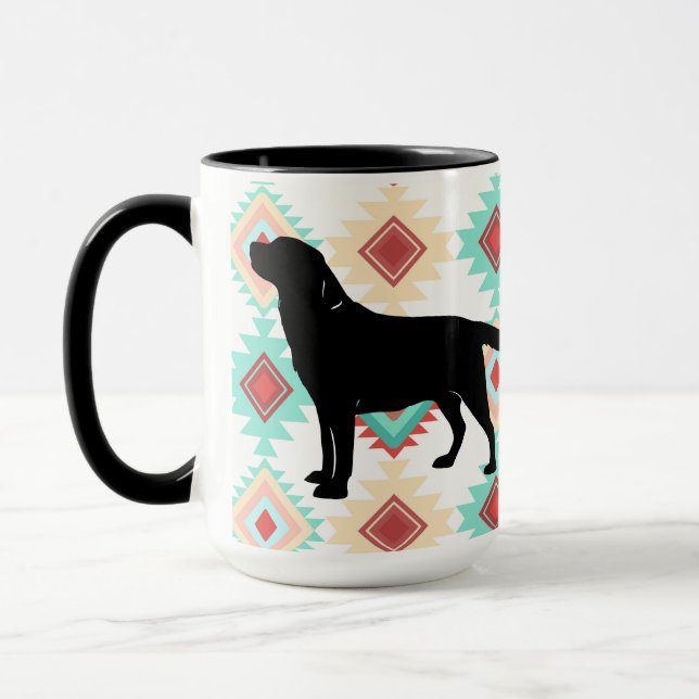 Taza Perro recuperador de labrador de fondo suroeste (Izquierda)