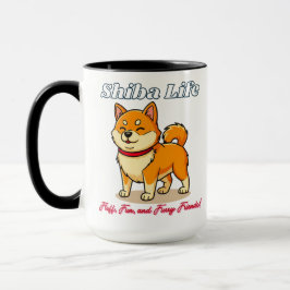 Taza Perro shiba inu más feliz