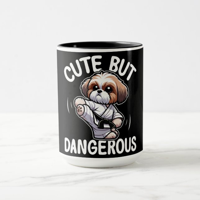 Taza Perro Shih-Tzu divertido (Centro)