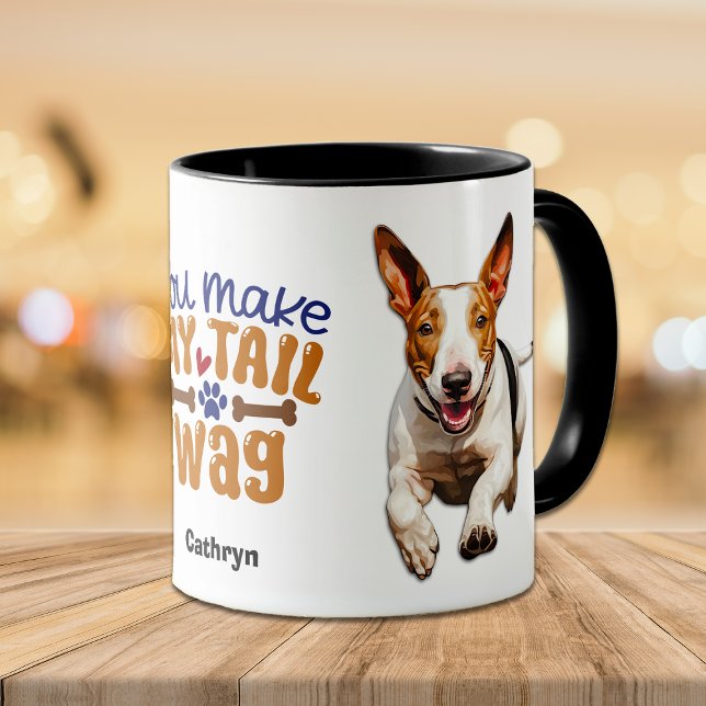 Taza Perro Terrier De Toro Aburrido Que Me Haces La Mal (Subido por el creador)