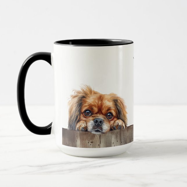 Taza Perro tibetano español (Izquierda)