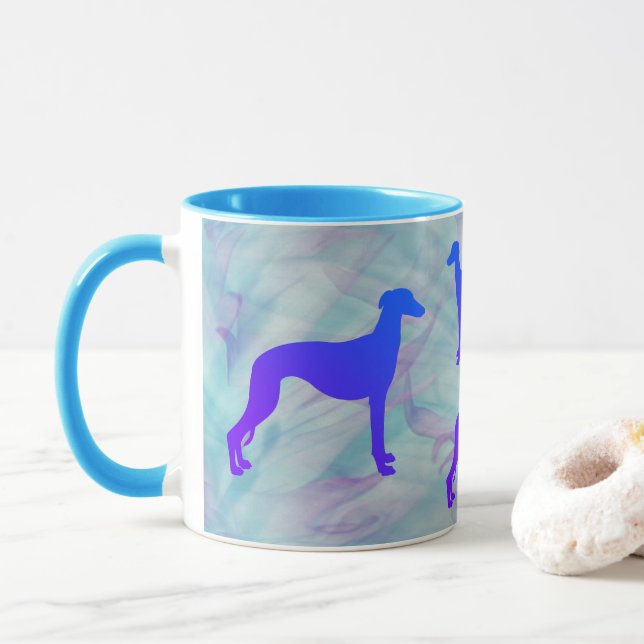 Taza Perro Whippet (Con donut)