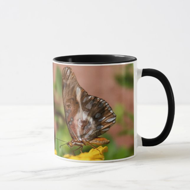 Taza Perro y mariposa - Alas monarcas (Derecha)
