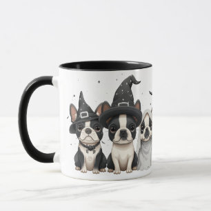 Taza Perros de Halloween Boston Terrier