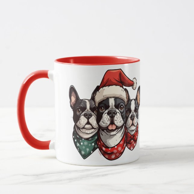 Taza Perros del Boston Terrier (Izquierda)