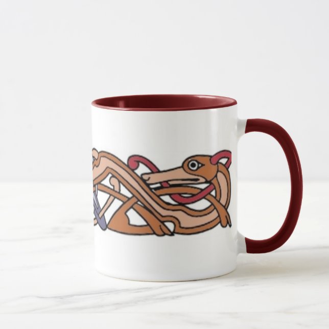 Taza perros del knotwork (Derecha)