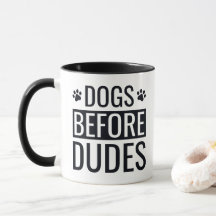 Perros divertidos antes de que Dudes cite café