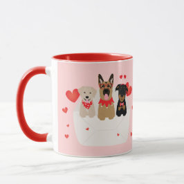 Taza Perros En El Amor De Los Sobre