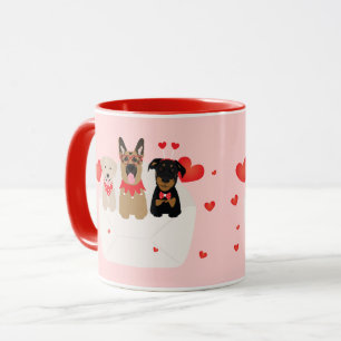 Taza Perros En El Amor De Los Sobre